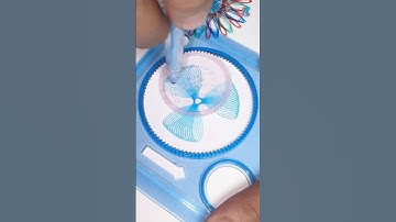 Mesmerizing Blue Spiral! 💙✨ #spirograph #2025 #shorts