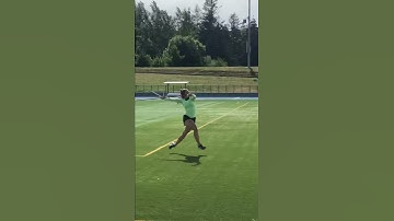 Healthy Thrower Javelin Running Drill