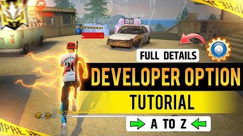 Developer Option Full Setting Tutorial / Lag Fix , Ping Fix , High FPS Free Fire max ⚡🔥
