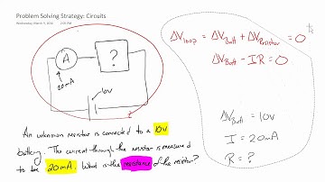 Problem Solving Strategy: Circuits