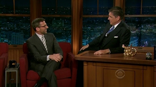 Late Late Show with Craig Ferguson 6/19/2012 Steve Carell, Don Winslow