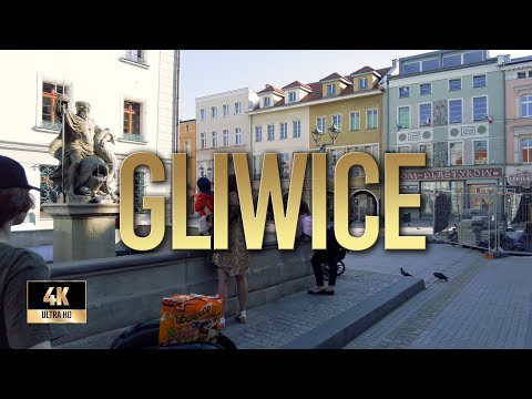Gliwice | Wiosna 2022 | Spacer po Gliwicach | Binaural Audio 🎧 [4k]
