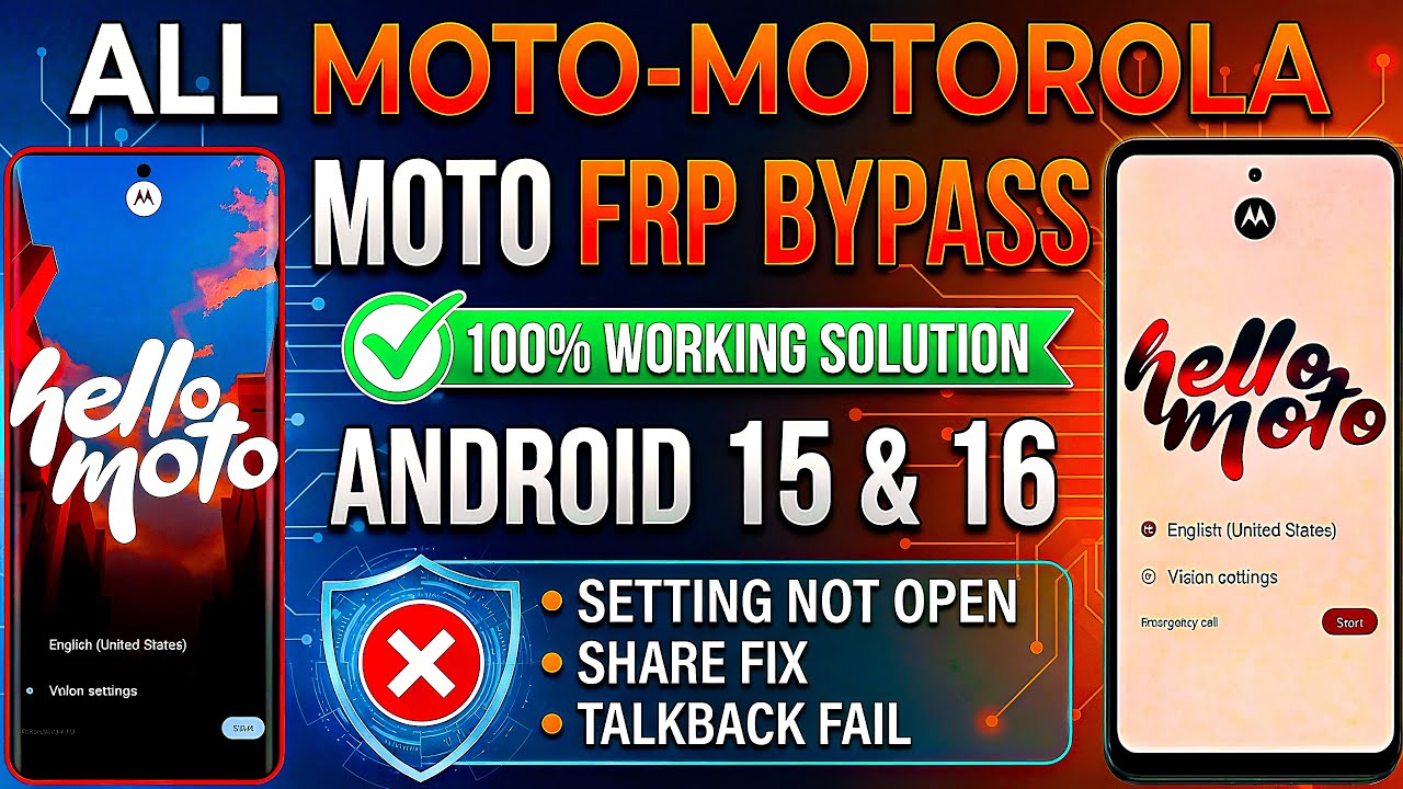 2026 Motorola FRP Unlock Guide 🔓 | Android 13/14/15/16 | No PC | Official FRP Help 