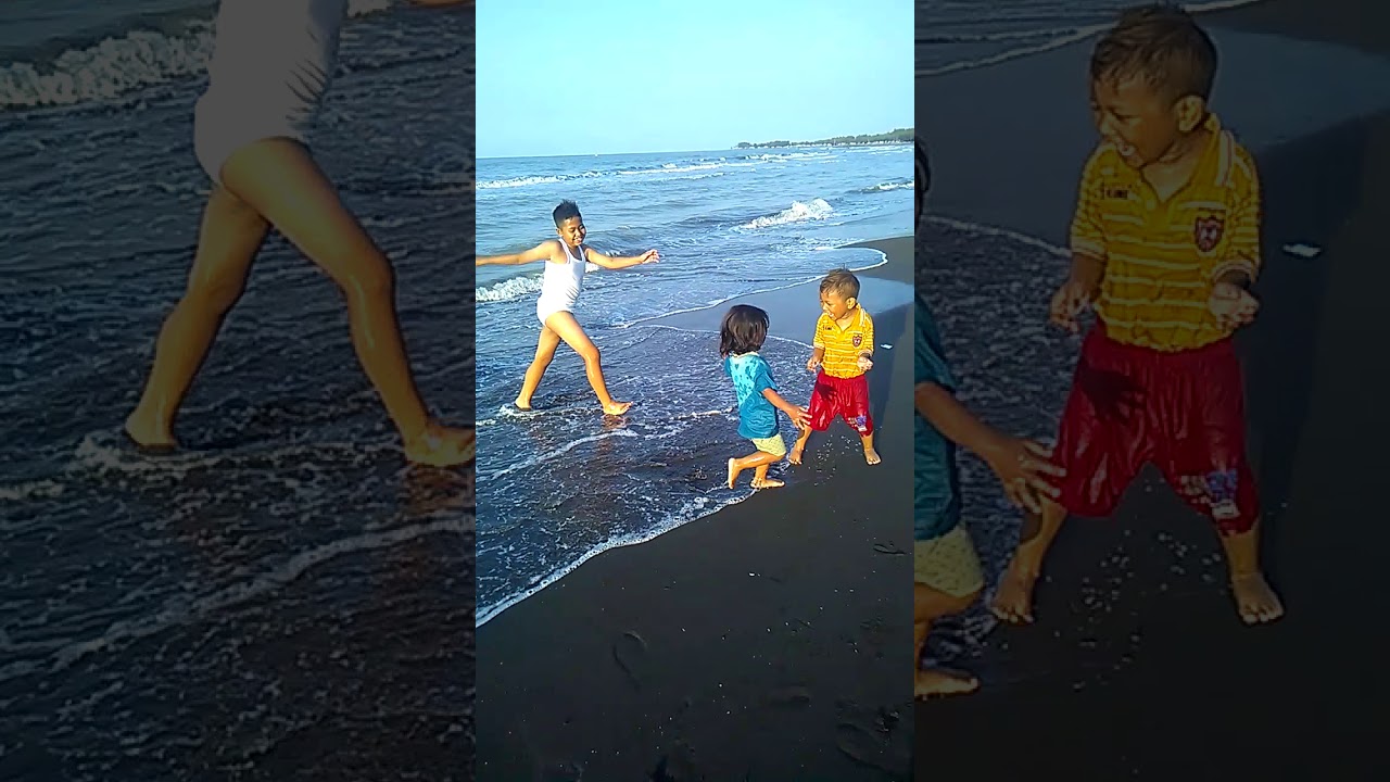 Tragedi anak  2thn di  pantai  PAI TEGAL YouTube