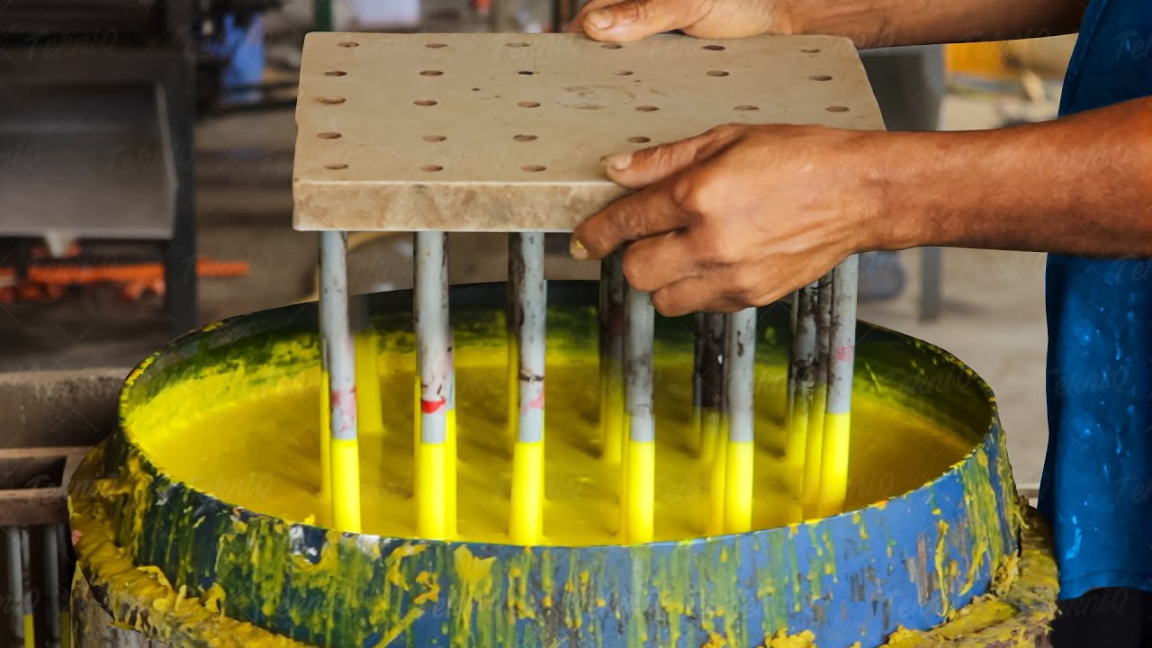 Amazing Way they Mass Produce Billions of Rubber Bands in Factory