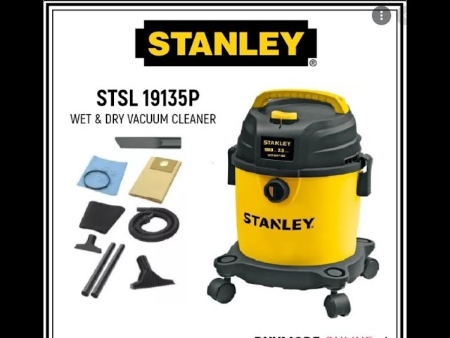 Best Buy: Stanley 4.5 Gal. Wet/Dry Vacuum Yellow/Black SL18130P