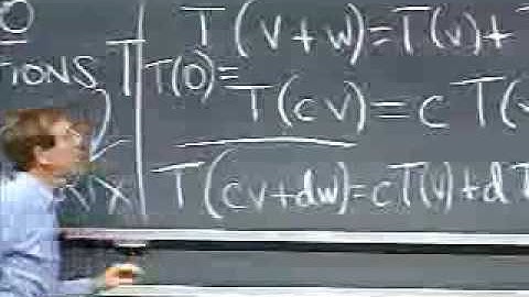 1 31 Lecture 30  Linear Transformati