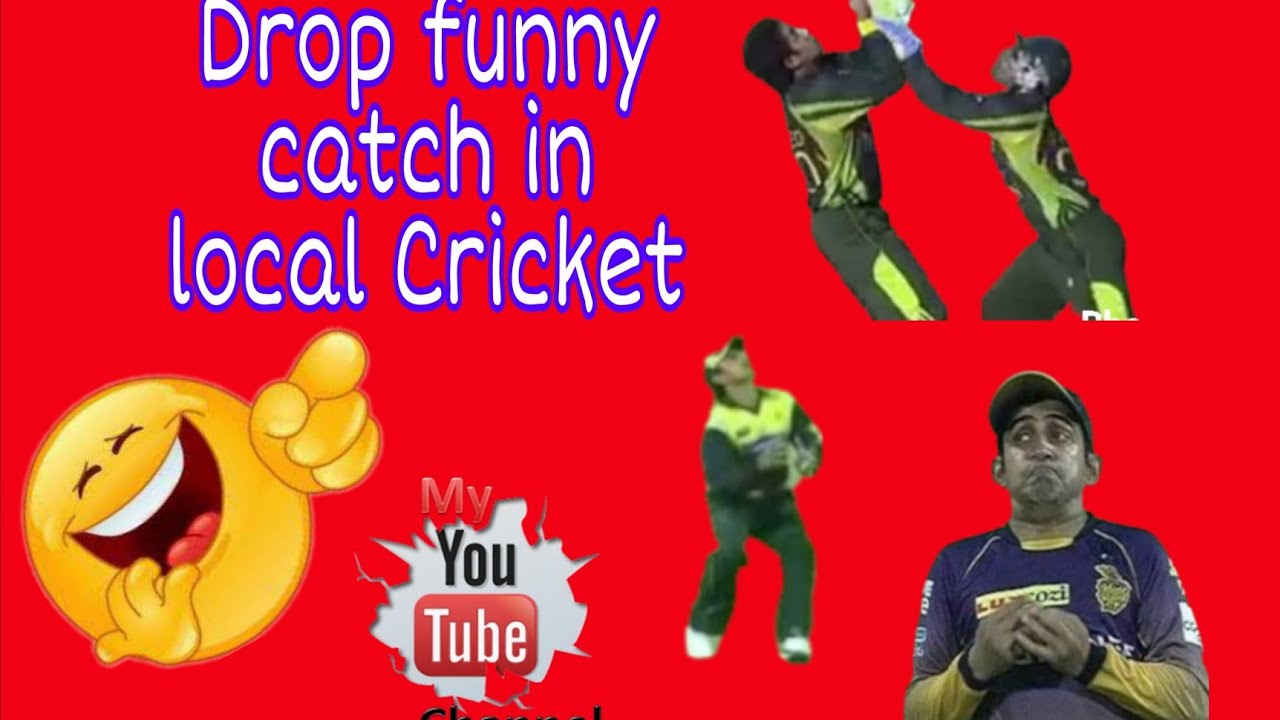 Drop Funny Catch in Cricket Cricket Funny Movement Funny Cricket