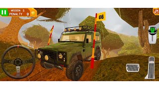 Jeep Car Extreme Driving - 4x4 Offroad Stunt Track Mission - Android Gameplay screenshot 1