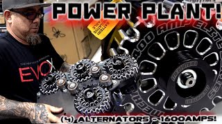 a SERIOUS Power Plant! 4 New 400 Amp High Output Alternators for the Tahoe (Unbox \& Bracket Fab)