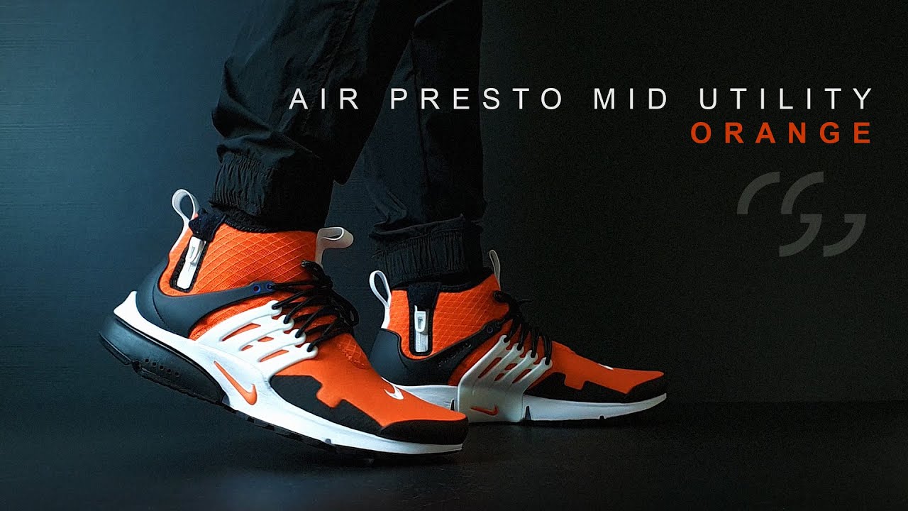 PapoeaNieuwGuinea Genre niet voldoende Nike Air Presto Mid Utility Orange - YouTube