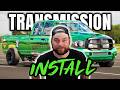Chris Patterson Green Truck Transmission Install