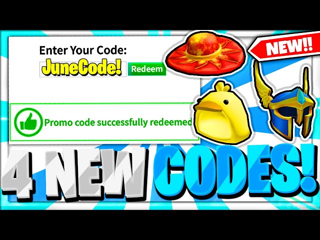 ALL *4* NEW JUNE Roblox Promo Codes On ROBLOX 2022!