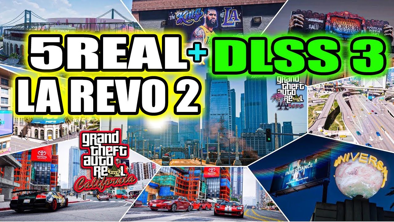 HOW TO INSTALL 5REAL LA REVO 2 + DLSS 3 IN GTA 5 -5REAL & DLSS 3 Mod Installation Gta 5(LATEST 2023)