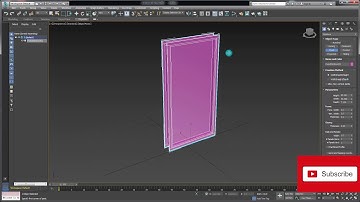 3ds max 2019#15 Creating a Fixed Window  free tutorial