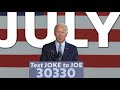 JOE BIDEN'S JULY 2020: (An Analysis)