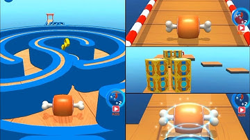 Sky Rolling Ball 3D SpeedRun Gameplay Level 200