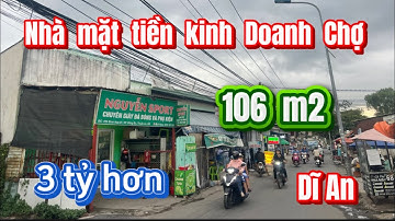 Nhà mặt tiền Chợ.phường Tân bình,Dĩ an.bình dương.giá ngộp để mua đầu tư sinh lời.