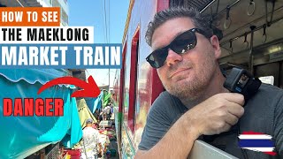 THE FAMOUS Maeklong Railway Market - Bangkok’s best day trip!