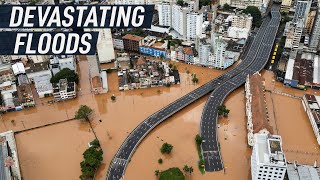 Drone footage shows the devastating scope Rio Grande do Sol floods