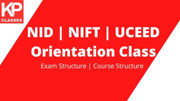 NID/NIFT/UCEED  Course Structure | Syllabus Analysis | Exam Pattern | KP Classes Orientation Lecture