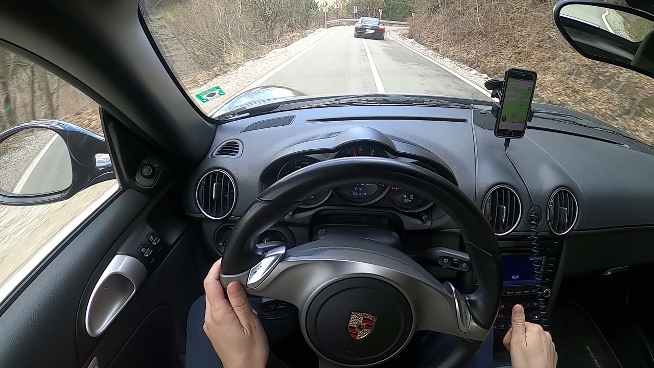 Porsche Cayman 987.2 POV - narrow road