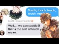 Bakudeku lyric prank - crush (BNHA texts)