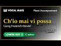 Ch'io mai vi possa - Georg Frederich Händel | C minor | Piano Accompaniment and Highlighted Lyrics