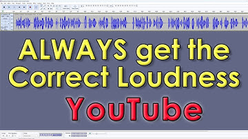 HOW to get the CORRECT LOUDNESS for VIDEOS only using AUDACITY – TWO FREE PDF Downloads