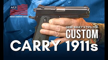 Building a Custom 1911 Pistol: Important Tips for Carry, Competition, and More