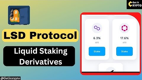 what is LSD (Liquid Staking Derivatives)? | Ethereum Staking