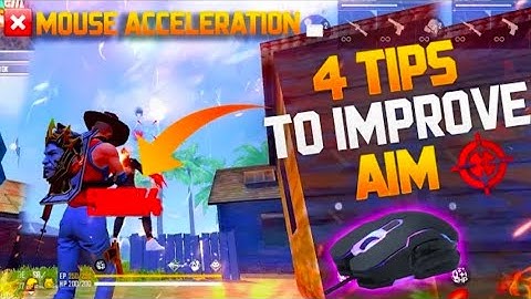 4 Tips to fix mouse acceleration problem in free fire | How to improve aim and accuracy in freefire