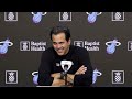 Terry Rozier III, Tyler Herro, Bam Adebayo, Erik Spoelstra | Postgame Interview | March 8, 2025
