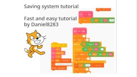 How to make a saving system in scratch