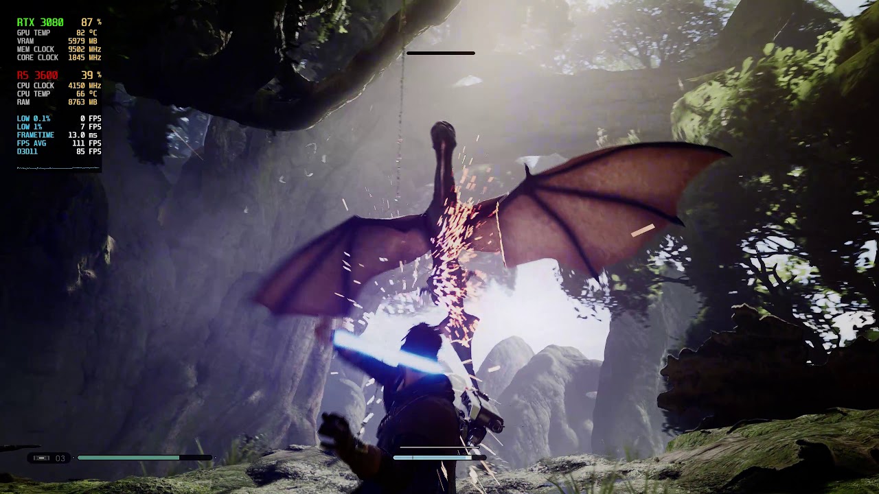 Modded Star Wars Jedi Fallen Order | RTX 3080 | Ryzen 5 3600 | 1440p