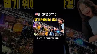 라스베가스 Day 2. 헬기 위에서 본 야경, 말잇못🚁🌃