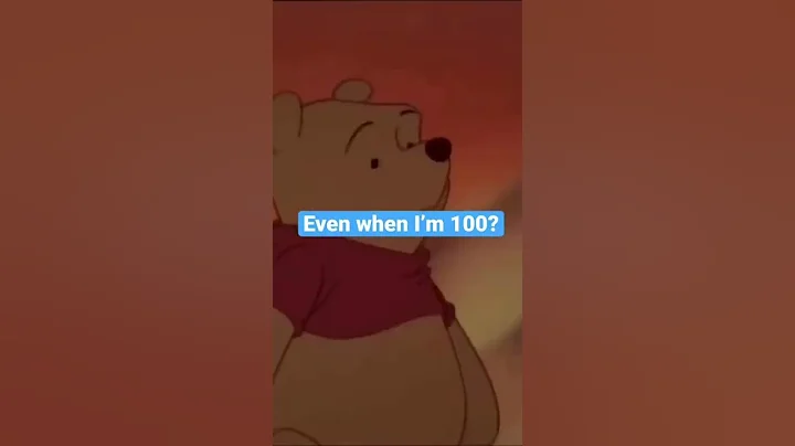 Sad Winnie the Pooh scene