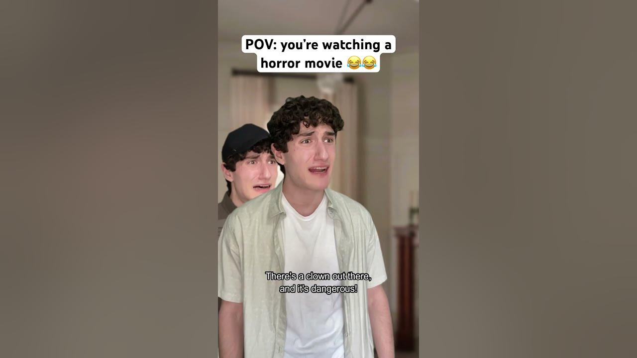 Horror movie trailers be like #shorts #funny #comedy