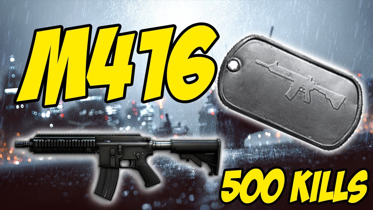 M416 Mastery Dog Tag 500 Kills! - Battlefield 4 Gameplay/Commentary