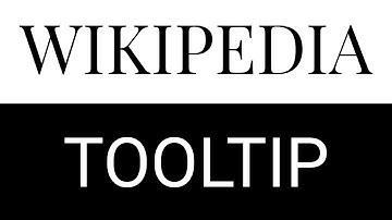 Coder le Tooltip de Wikipedia !