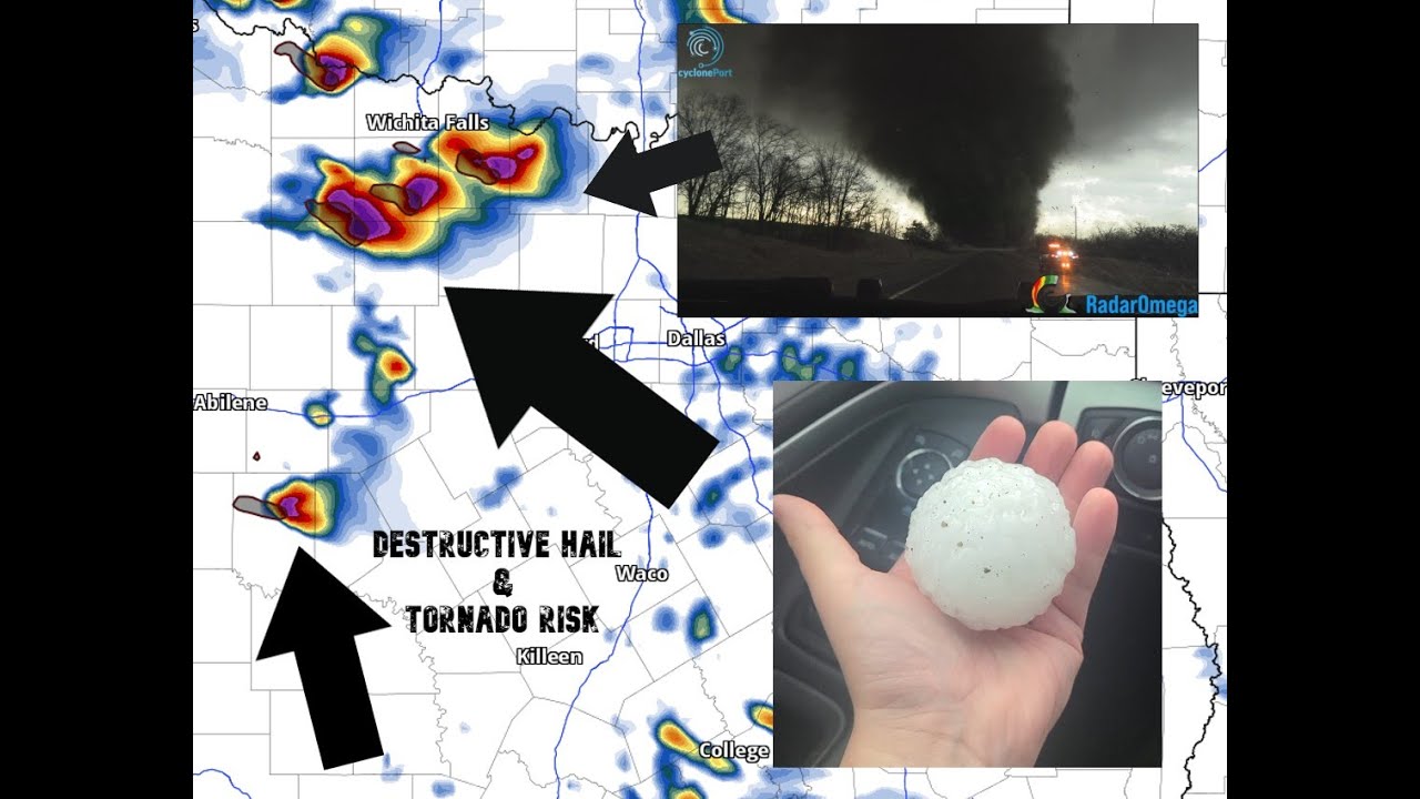 4/25/23 Destructive Hail Destroys Windshield....Again Live Stream - YouTube