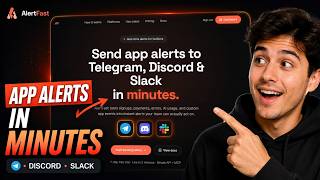 How to send app alerts to Telegram, Discord & Slack in minutes.