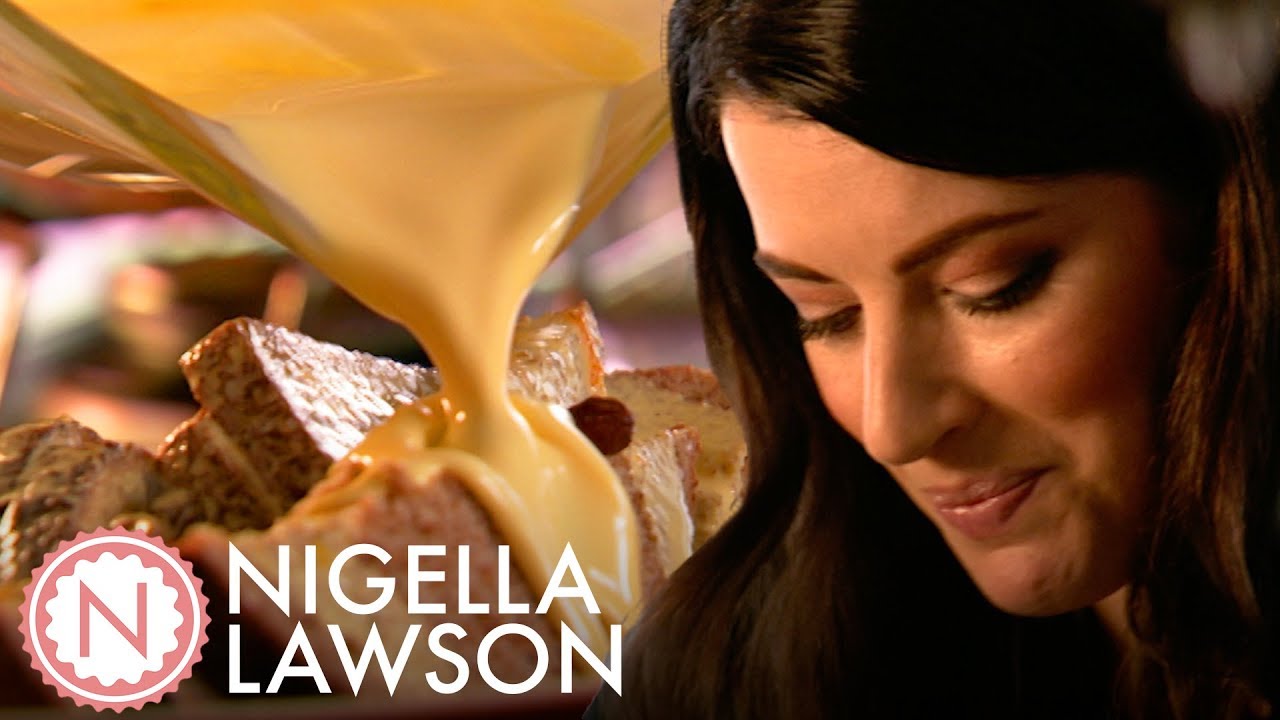 Nigella Lawson S Ginger Jam Bread And Butter Pudding Nigella Bites Youtube