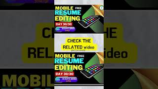 Canva resume editing mobile tamil🚀canva app tamil🚀canva resume template tamil #தமிழ் #shortstamil