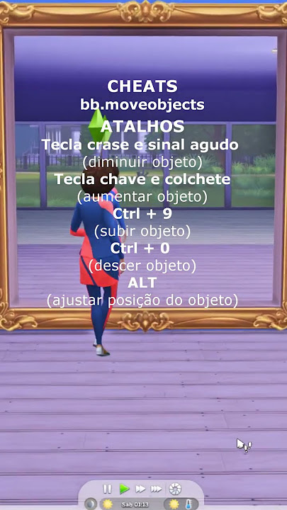 Espelho Gigante com Moldura Jogo Base The Sims 4 