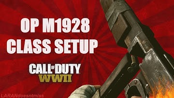 THIS M1928 SMG CLASS SETUP IS OVERPOWERED IN COD WW2!(COD WWII OP THOMPSON CLASS SETUP)