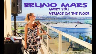 Marta Z Electric Violin Sunset Balcony Concerts - Marry You & Versace on the Floor (Bruno Mars)