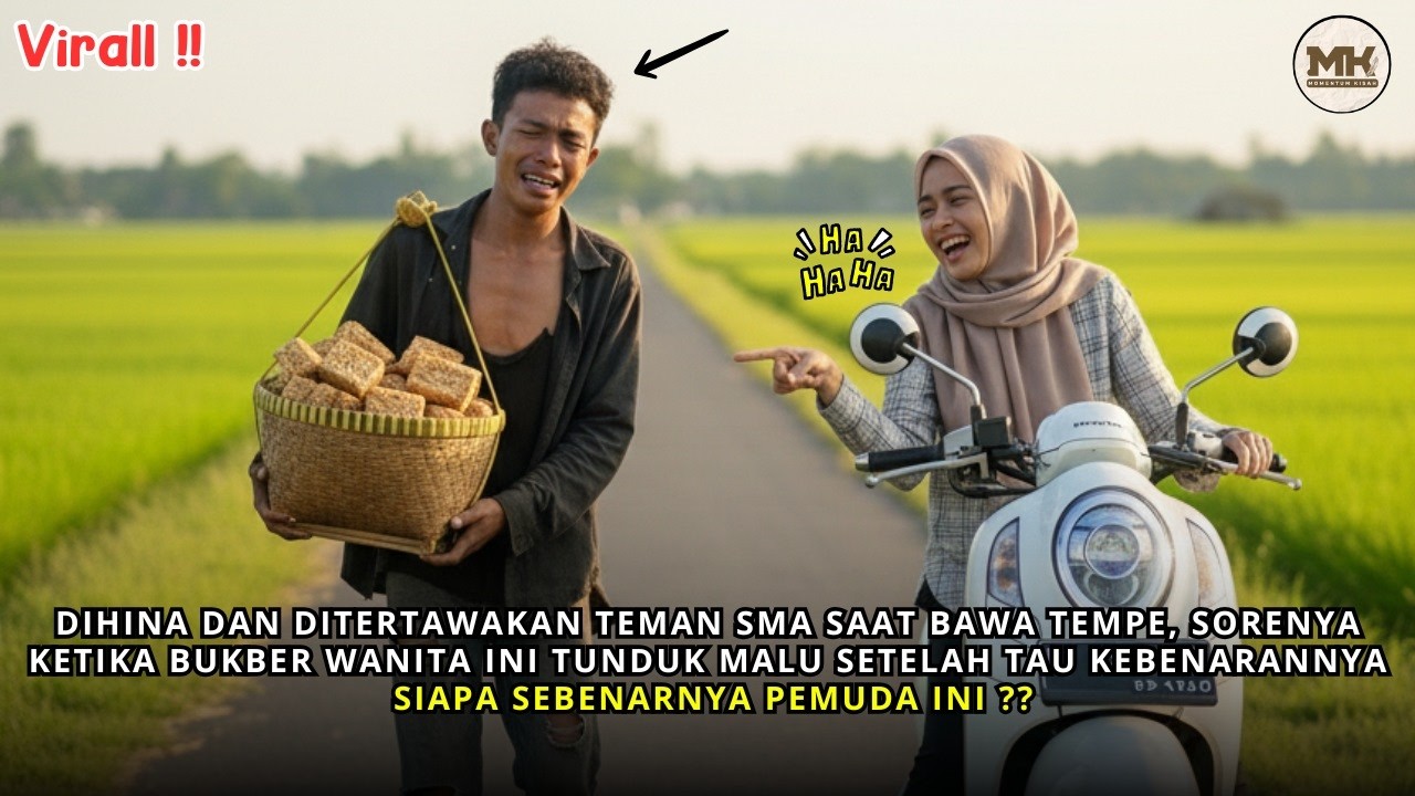 Dihina Karena Jual Tempe, Tapi Ternyata Dia Pemilik Cafe Tempat Bukber Itu!