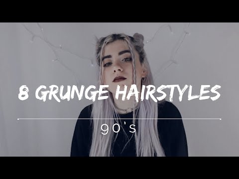 8 Grunge Hairstyles 90 S Andrea Vegas Youtube