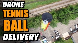 DRONE TENNIS BALL DELIVERY